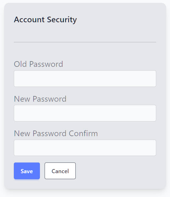 account security change password img