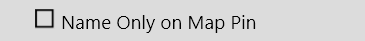 name only on pin un-checkbox screeenshot